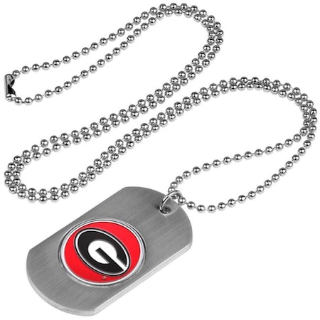 Linkswalker LinksWalker LW-CO3-GAB-DTAG Georgia Bulldogs-Dog Tag LW-CO3-GAB-DTAG